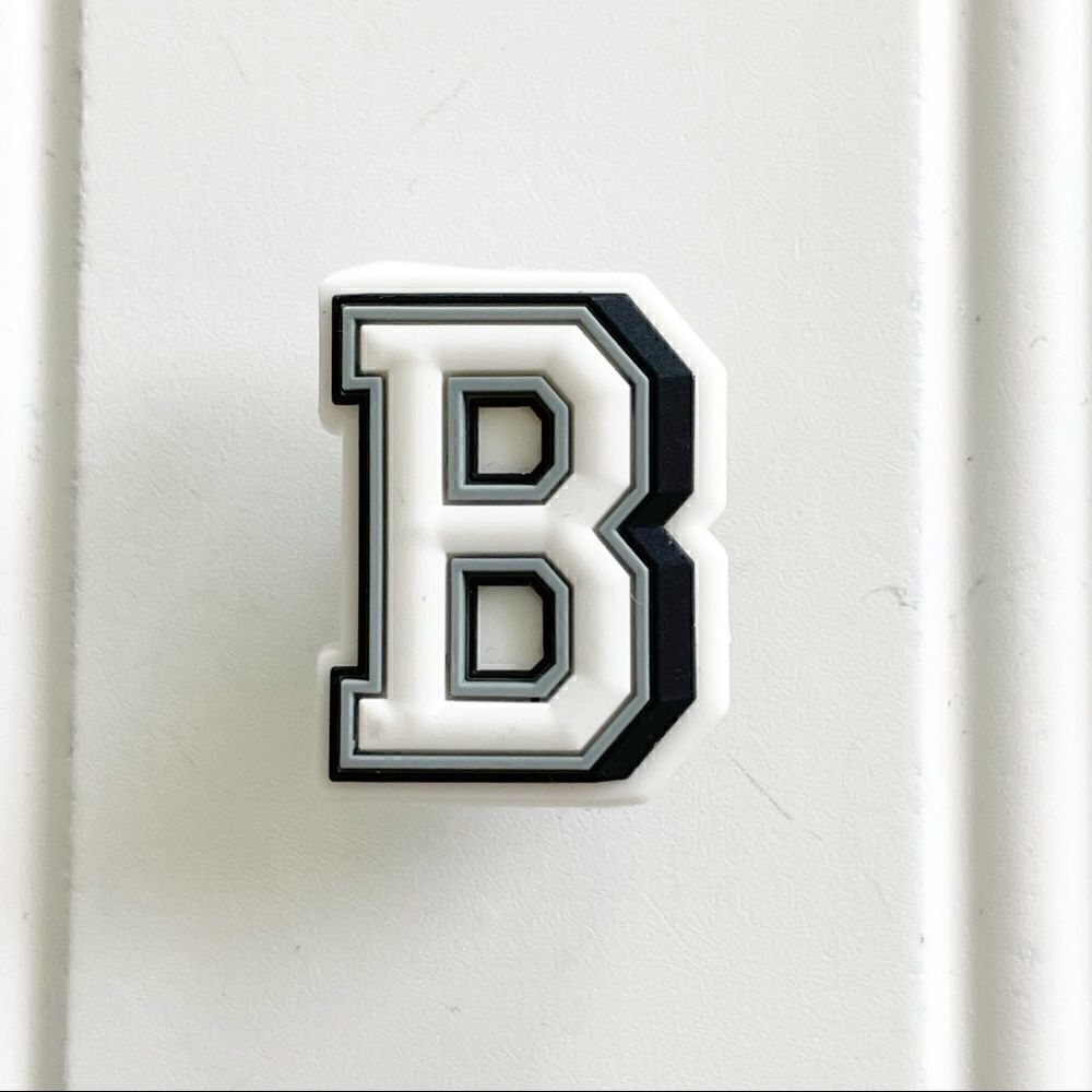 Jibbitz Letter B Charm for CROCS - Official Jibbitz!